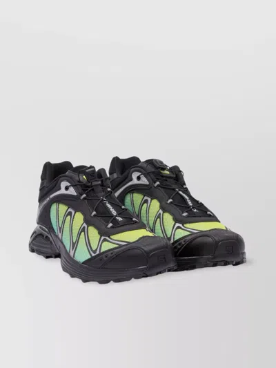 Salomon Xt-whisper Rubber-trimmed Mesh Sneakers In Black
