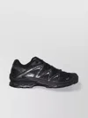 Salomon Mesh Panels Rubber Sole Sneakers In Black