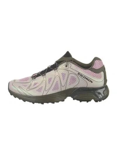 Pre-owned Salomon Mesh Patterned Athletic Sneakers In Multicolor