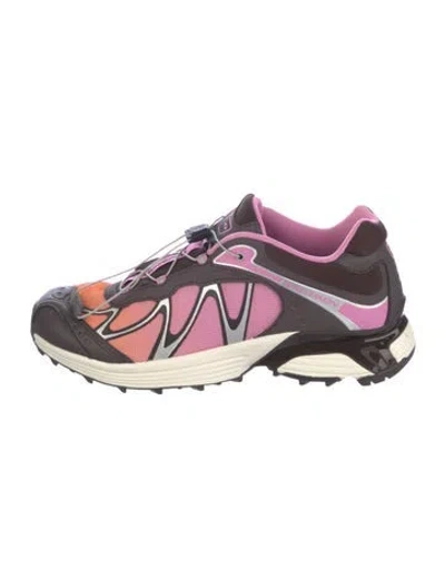 Pre-owned Salomon Mesh Printed Athletic Sneakers In Multi