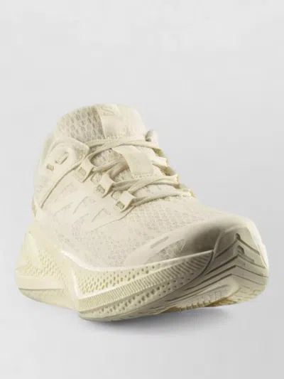 Salomon Mesh Silk Nylon Low Top Sneakers In Yellow