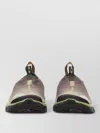 Salomon Mesh Slipper Sneaker Pull Tabs Rubber Sole In Gray