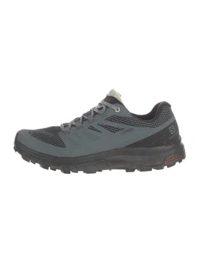 Pre-owned Salomon Mesh Sneakers In Black