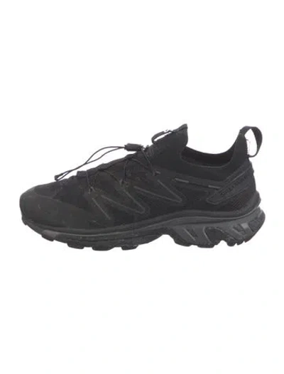 Pre-owned Salomon Mesh Sneakers In Black