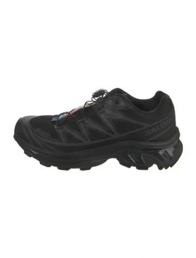 Pre-owned Salomon Mesh Sneakers In Black