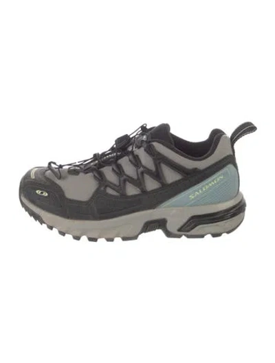 Pre-owned Salomon Mesh Sneakers In Blue