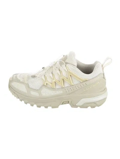 Pre-owned Salomon Mesh Sneakers In Green