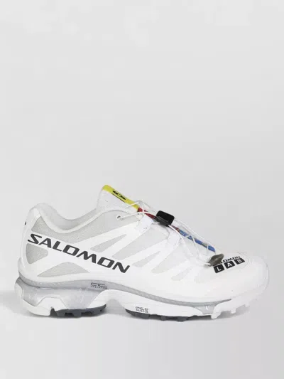 Salomon Mesh Sneakers Pull Tab Rubber Outsole In Black