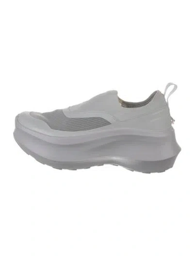 Pre-owned Salomon Mesh Sneakers In White