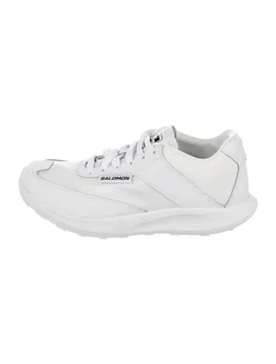 Pre-owned Salomon Mesh Sneakers In White