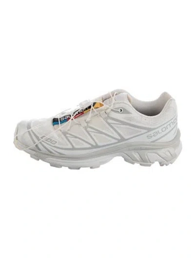 Pre-owned Salomon Mesh Sneakers In White
