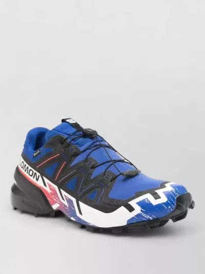 Salomon Mesh Upper Low Sneakers Rubber Sole In Blue