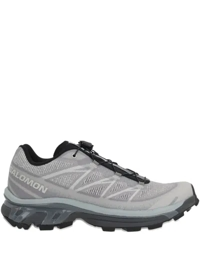 Salomon Mesh-upper Sneakers In Gray