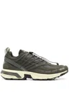 Salomon Pro Leather Sneakers With Chunky Rubber Sole In Gray