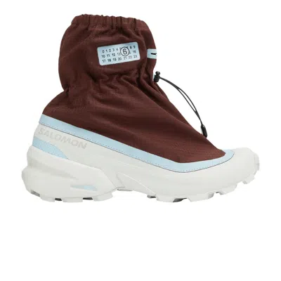 Pre-owned Salomon Mm6 Maison Margiela X Cross Hike Mid 'bordeaux' In Red