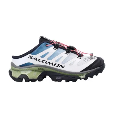 Pre-owned Salomon Mm6 Maison Margiela X  Wmns Xt-4 Mule 'vanilla Ice Gibraltar Sea Sweet Pea' | White | Women's