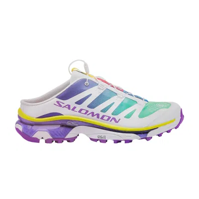 Pre-owned Salomon Mm6 Maison Margiela X Xt-4 Mule 'spectrum Blue Gradient' In Multi-color