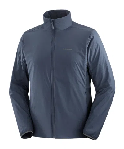 Salomon Mountain Flex Men's Jacket In Blue Nights