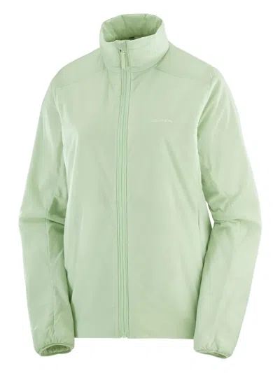 Salomon Mountain Flex Zip-up Jacket In Green