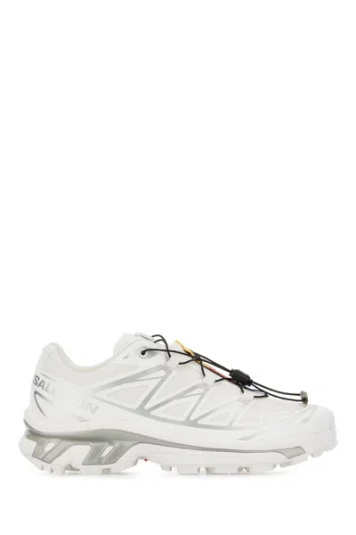 Salomon Multicolor Fabric Xt-6 Gtx Sneakers In White