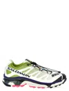 Salomon Green & White Xt-4 Og Sneakers In Multicolor