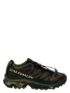 Salomon Performance-driven Black Mesh Sneakers In Black
