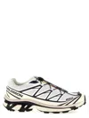 Salomon Two-tone Mesh And Fabric Xt-6 Sneakers In White