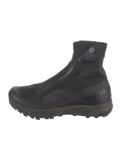 Pre-owned Salomon Nylon Athletic Sneakers In Black