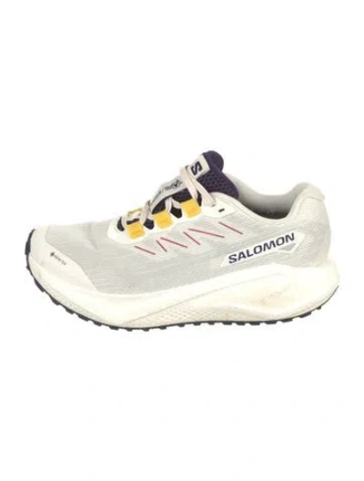 Pre-owned Salomon Nylon Athletic Sneakers In White