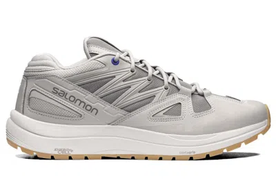 Pre-owned Salomon Odyssey 1 Advanced Grey Gum Sneakers In Lunar Rock/alloy/dazzling Blue In Multi