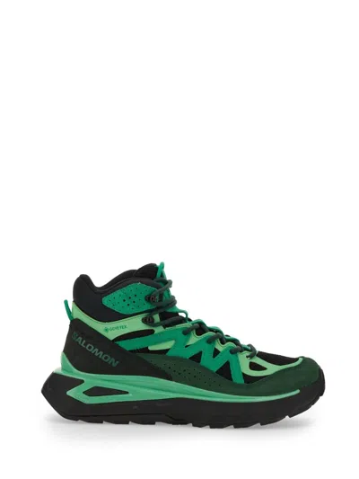 Salomon Odyssey Elmt Mid Gore-tex Unisex In Green