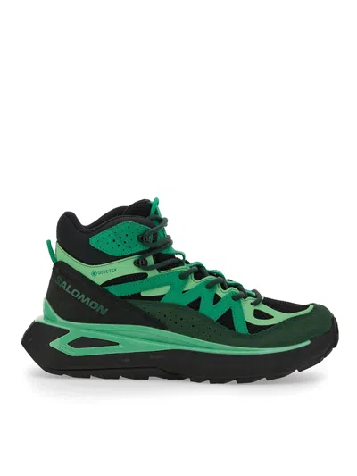 Salomon Odyssey Elmt Gore-tex Sneakers In Green