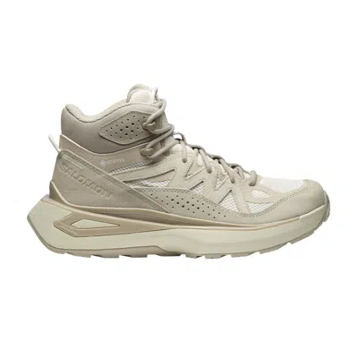 Pre-owned Salomon Odyssey Elmt Mid Gore-tex 'vanilla Ice Almond' In Cream