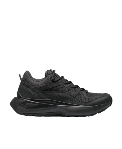 Salomon Odyssey Elmt Round Toe Sneakers In Black