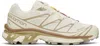 Salomon Off-white & Khaki Xt-6 Sneakers In Turtledove/vintage K