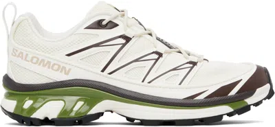 Salomon Off-white Xt-6 Expanse Canvas Sneakers In Multi