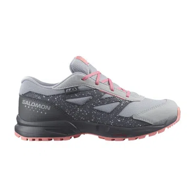 Pre-owned Salomon Outway Cswp Junior 'quarry Peach Amber Speckled' | Grey | Kid's Size 5