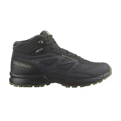 Pre-owned Salomon Outway Mid Cswp Junior 'phantom Speckled' | Black | Kid's Size 1