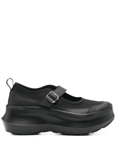 Salomon Panelled Sneakers In Black