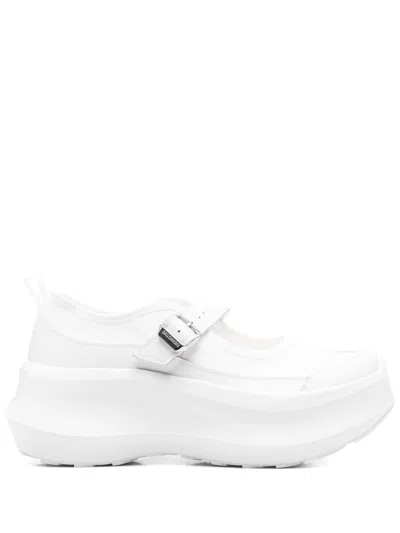 Salomon Panelled Sneakers In White