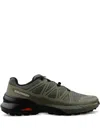 Salomon Peak Gore Tex Textured-panel Trail Sneakers In Green