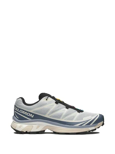 Salomon Pearl Blue Panelled Sneakers