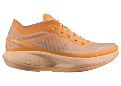 Pre-owned Salomon Phantasm (women's) Sneakers In Blazing Orange/almond Cream/leek Green In Multi