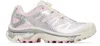 Salomon Pink & Silver Xt-4 Og Sneakers In White