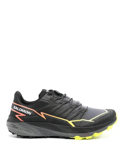 Salomon Thundercross Logo-print Sneakers In Black