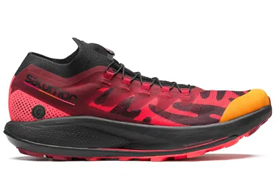 Pre-owned Salomon Pulsar Trail Pro Ciele Sneakers In Black/fiery Coral/poppy Red In Multi