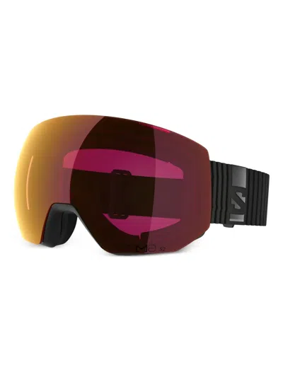 Salomon Radium Pro Sigma Logo-detail Goggles In Black