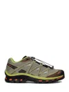 Salomon Rounded Toe Sneakers With Logo-printed Mesh In Multi