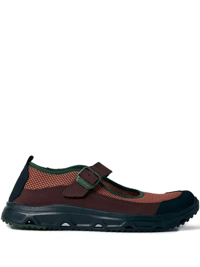 Salomon Rx Marie-jeanne Mesh-panel Shoes In Orange