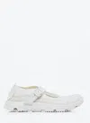 Salomon Marie-jeanne Nubuck-trimmed Mesh Sneakers In Neutral